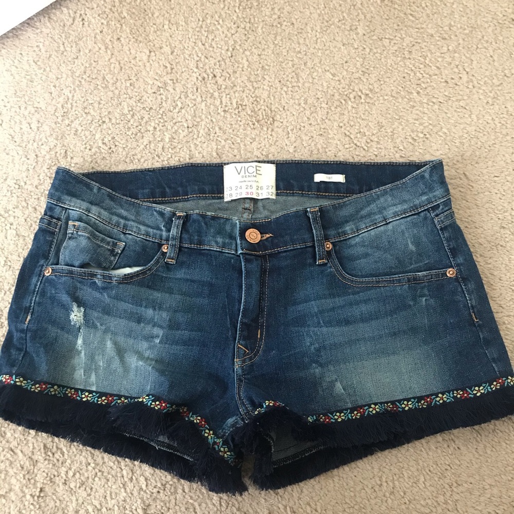 Custom Festival Jean Cutoffs